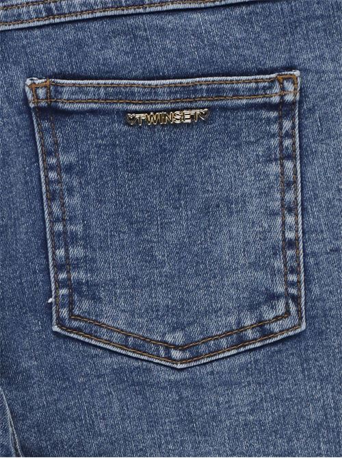 Bermuda bambina Twinset denim blu TWINSET Kids | 261GJ206503451